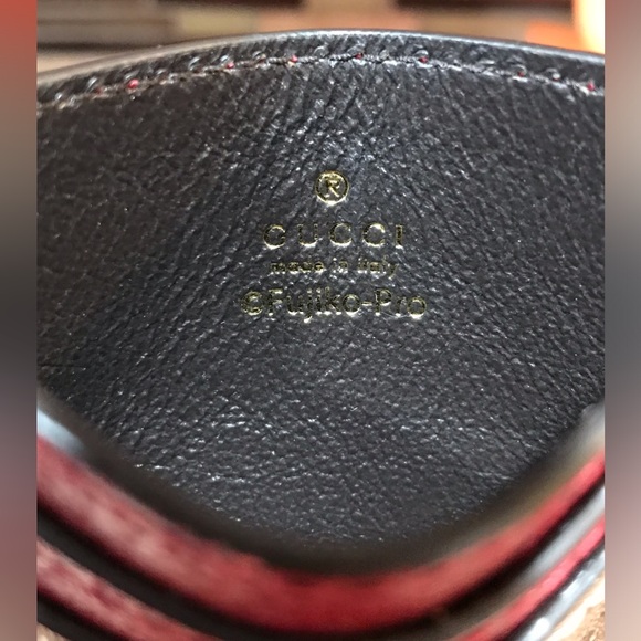 GUCCI GG x Doraemon Leather Card Holder πβ€οΈπ₯ - Picture 11 of 17